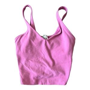Lululemon Pink Athletic Crop Tank / Workout Camisole – Size 0